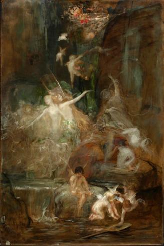 The poet at the spring (The inspiration of the poet)
