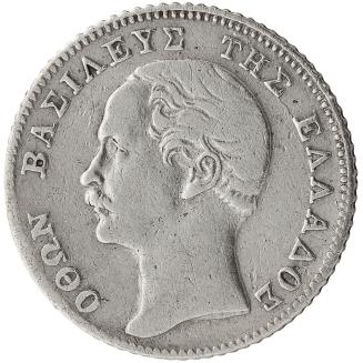 1/4-drachma, 1851