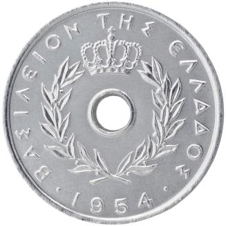 5 lepta, 1954