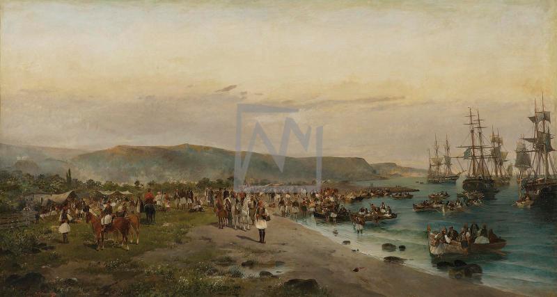 Η αποβίβαση του Καραϊσκάκη στο Φάληρο